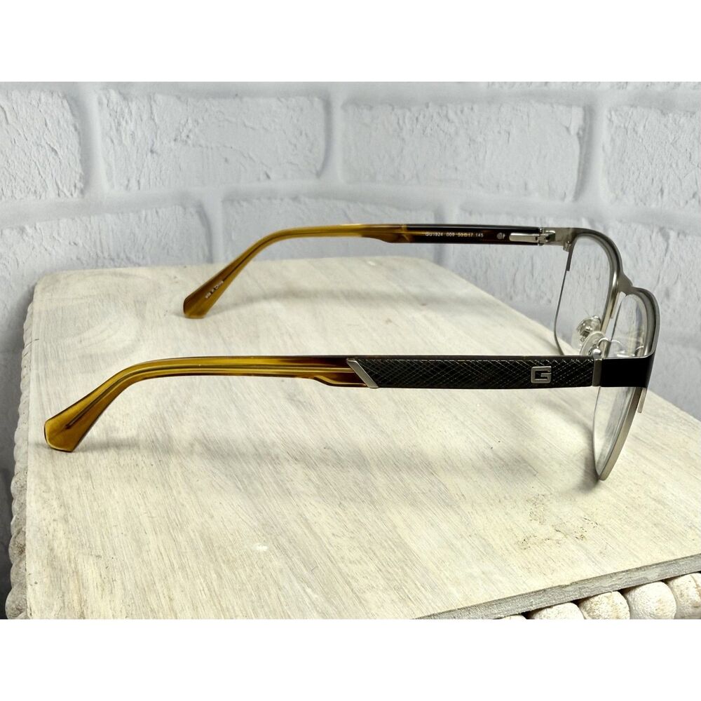 Men's Guess Eyeglass Frames GU1924 009 5517145 Metal / Acrylic - Picture 2 of 7